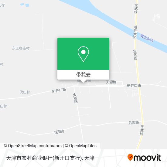 天津市农村商业银行(新开口支行)地图