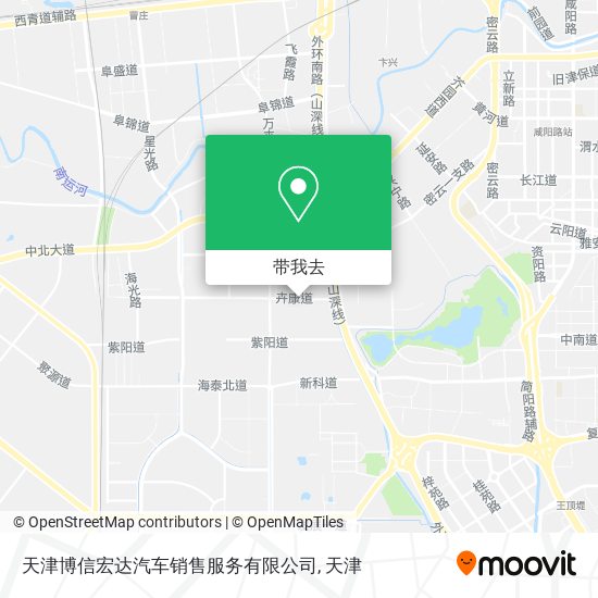 天津博信宏达汽车销售服务有限公司地图