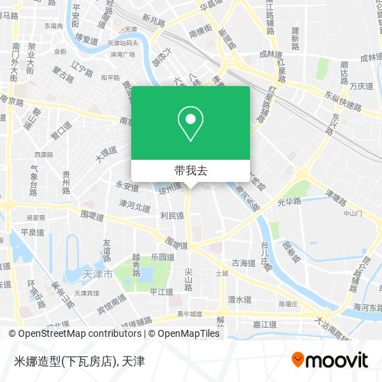 米娜造型(下瓦房店)地图