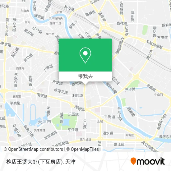 槐店王婆大虾(下瓦房店)地图