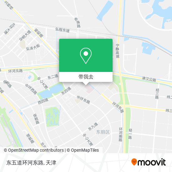 东五道环河东路地图