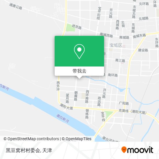 黑豆窝村村委会地图