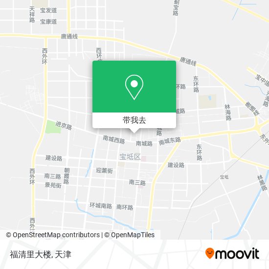 福清里大楼地图