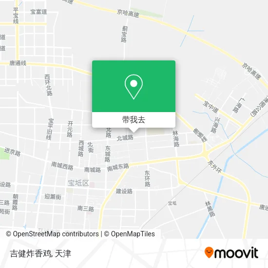 吉健炸香鸡地图