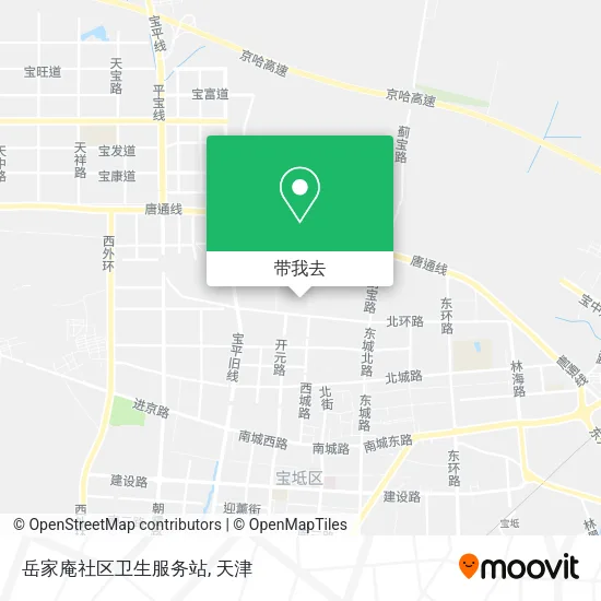岳家庵社区卫生服务站地图