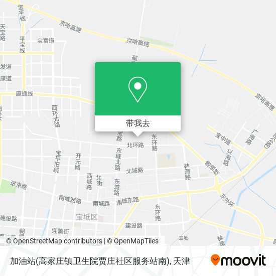 加油站(高家庄镇卫生院贾庄社区服务站南)地图