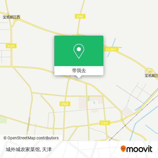 城外城农家菜馆地图