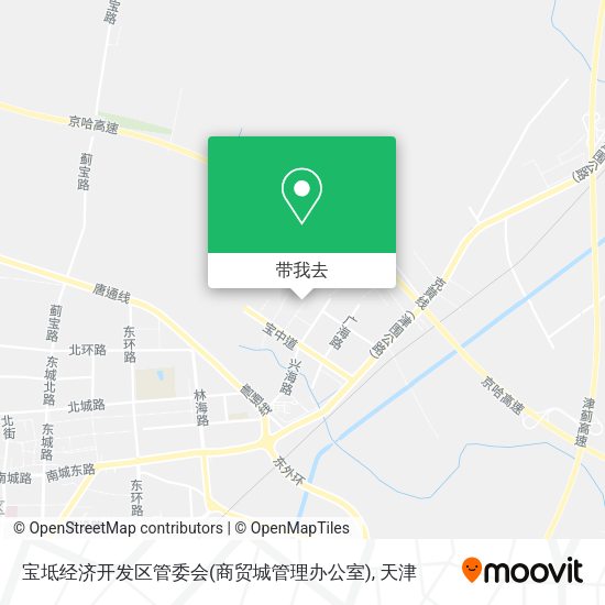 宝坻经济开发区管委会(商贸城管理办公室)地图