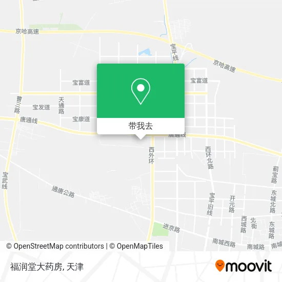 福润堂大药房地图