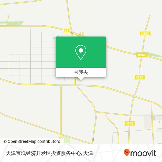 天津宝坻经济开发区投资服务中心地图