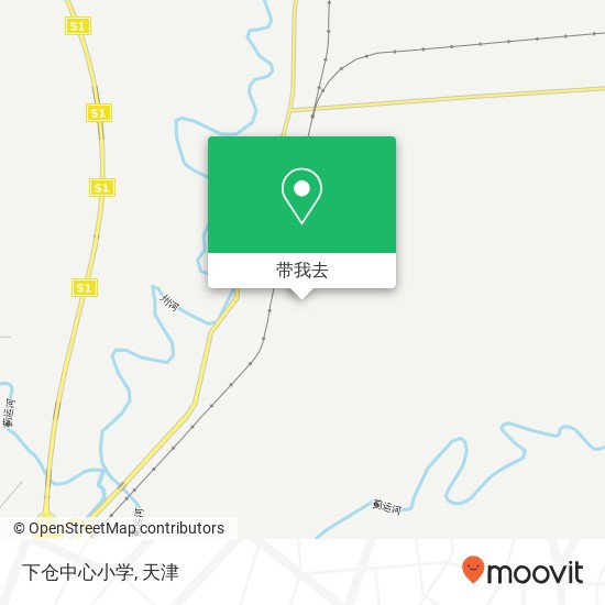 下仓中心小学地图