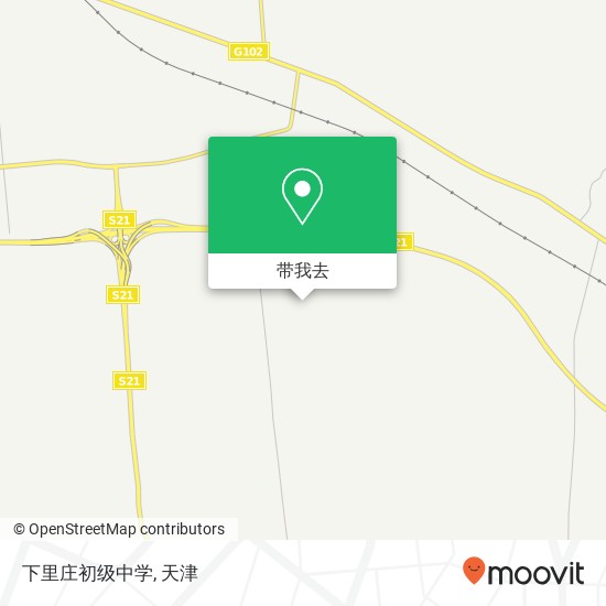 下里庄初级中学地图