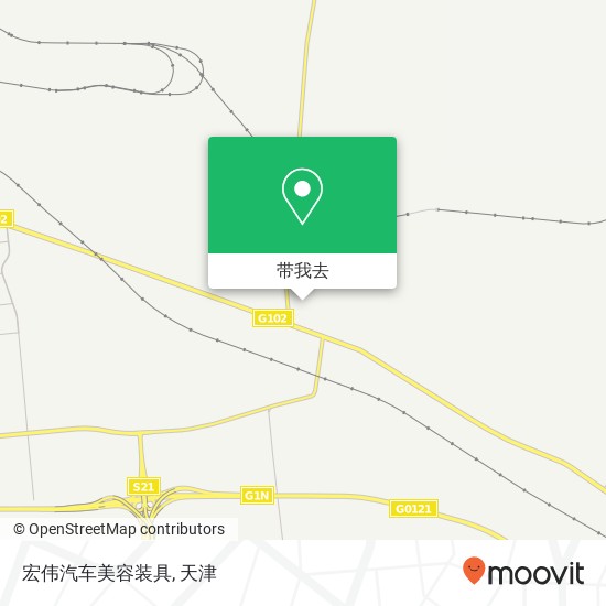 宏伟汽车美容装具地图