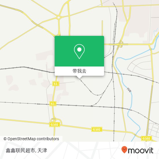 鑫鑫联民超市地图