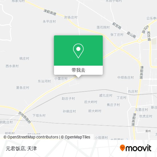 元君饭店地图