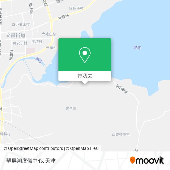 翠屏湖度假中心地图