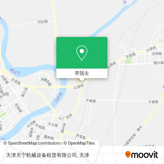 天津天宁机械设备租赁有限公司地图
