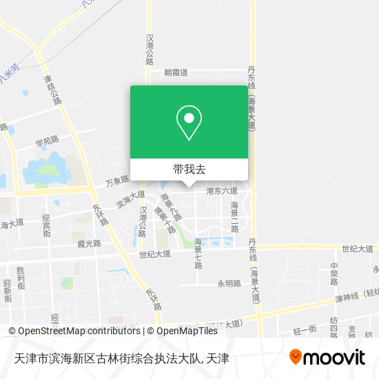 天津市滨海新区古林街综合执法大队地图
