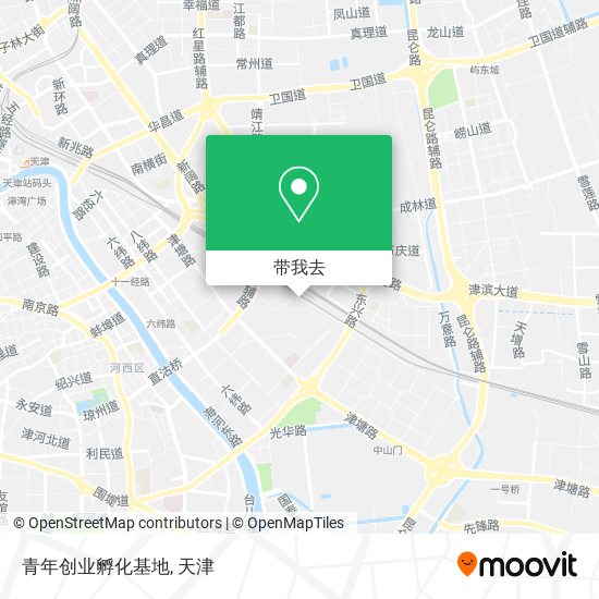 青年创业孵化基地地图