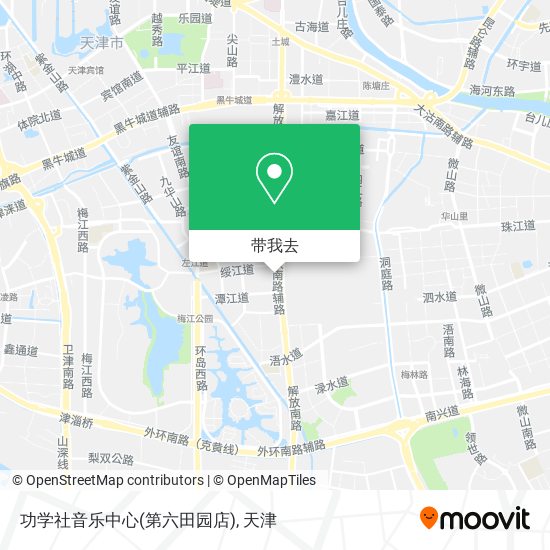 功学社音乐中心(第六田园店)地图
