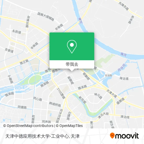 天津中德应用技术大学-工业中心地图