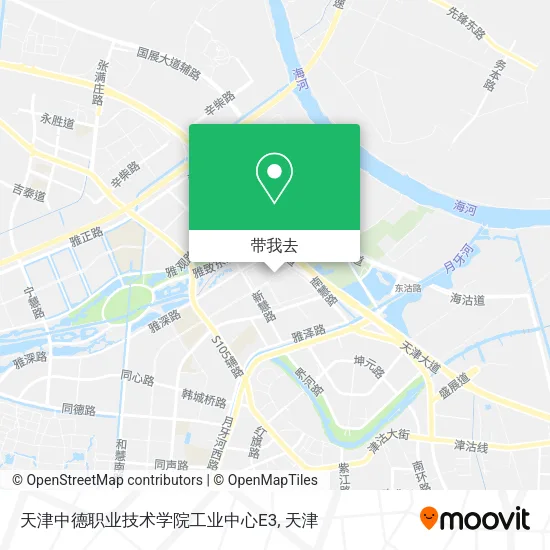 天津中德职业技术学院工业中心E3地图
