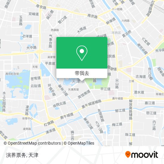 演界票务地图