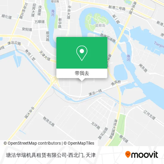 塘沽华瑞机具租赁有限公司-西北门地图