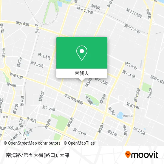 南海路/第五大街(路口)地图
