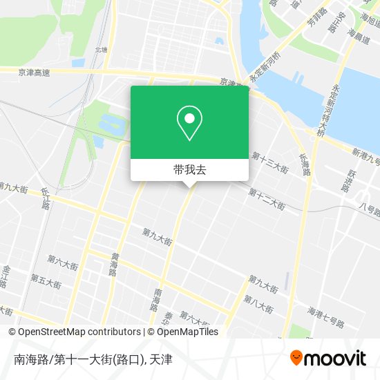 南海路/第十一大街(路口)地图