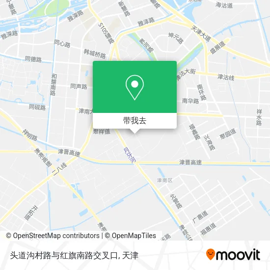 头道沟村路与红旗南路交叉口地图