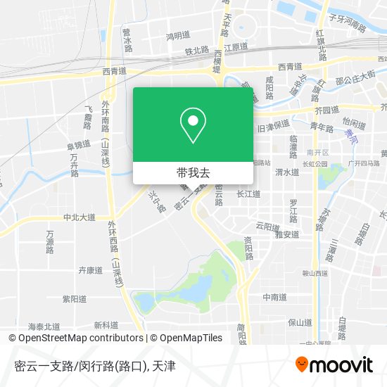 密云一支路/闵行路(路口)地图