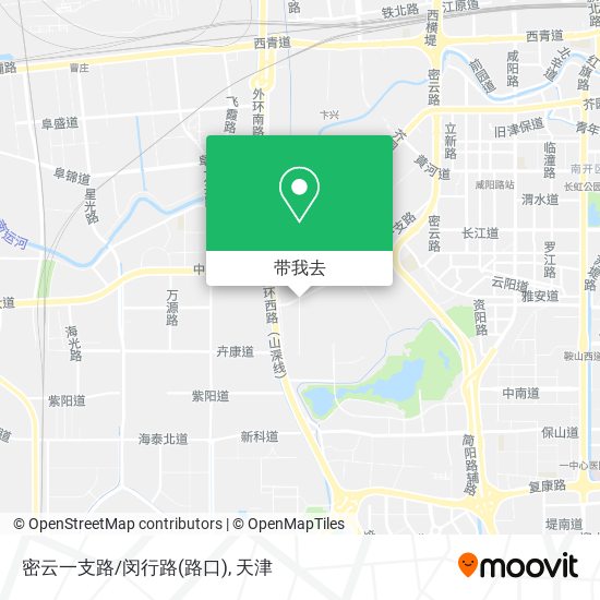 密云一支路/闵行路(路口)地图