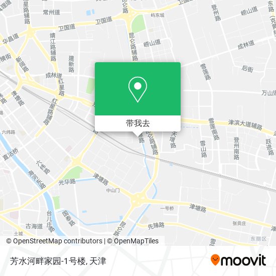 芳水河畔家园-1号楼地图