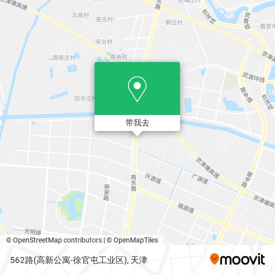 562路(高新公寓-徐官屯工业区)地图