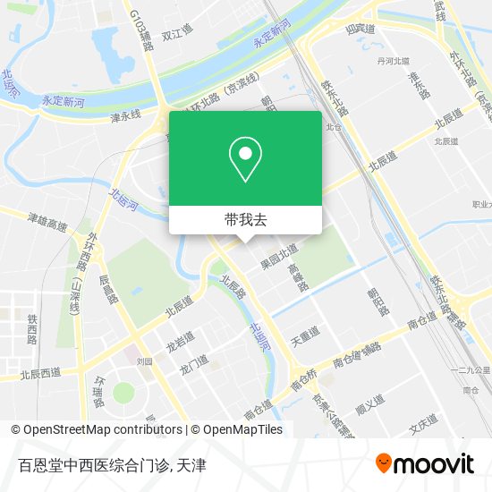 百恩堂中西医综合门诊地图