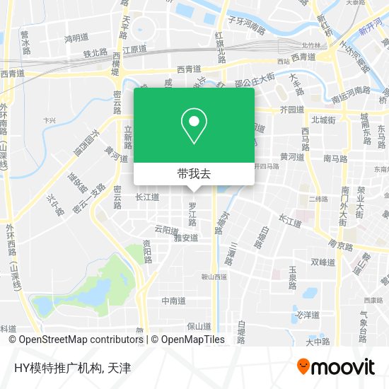 HY模特推广机构地图