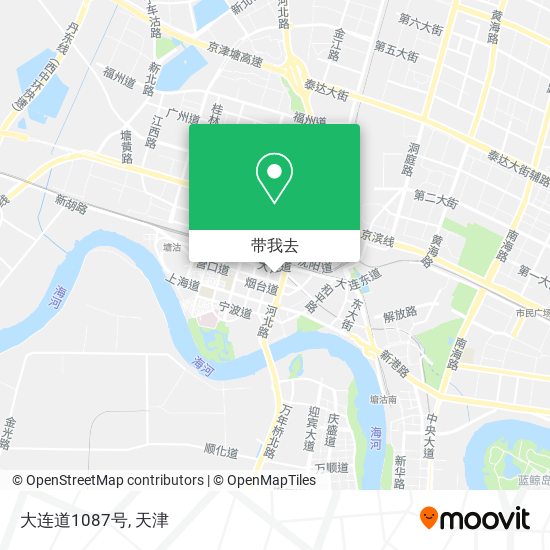 大连道1087号地图