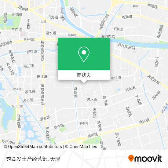 秀磊发土产经营部地图