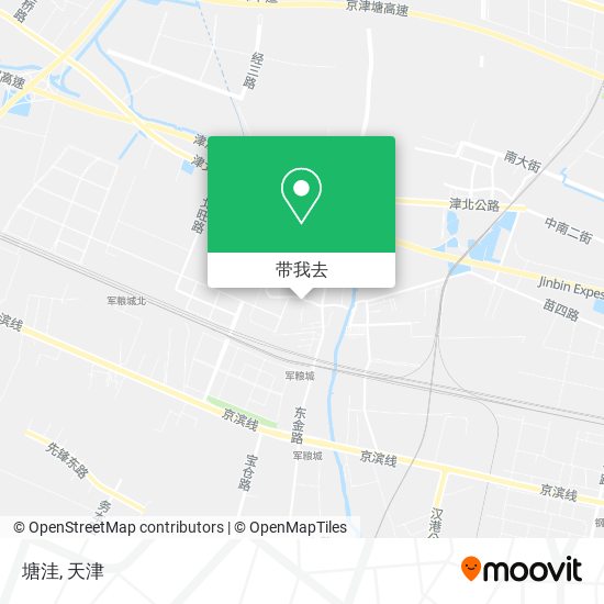 塘洼地图