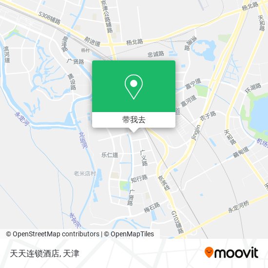 天天连锁酒店地图