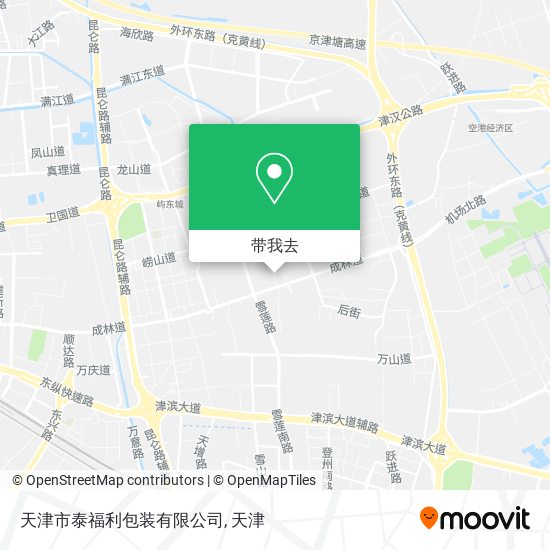 天津市泰福利包装有限公司地图