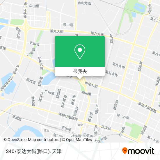 S40/泰达大街(路口)地图