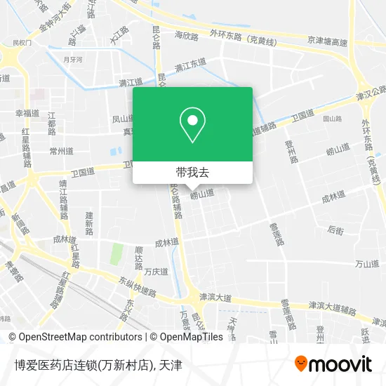 博爱医药店连锁(万新村店)地图