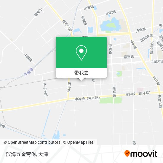滨海五金劳保地图
