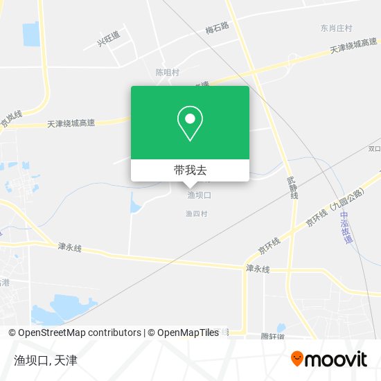 渔坝口地图