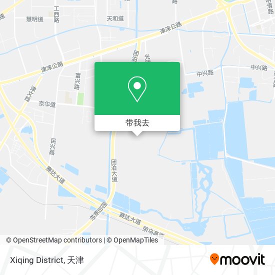 Xiqing District地图