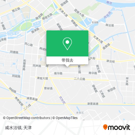 咸水沽镇地图
