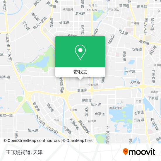 王顶堤街道地图