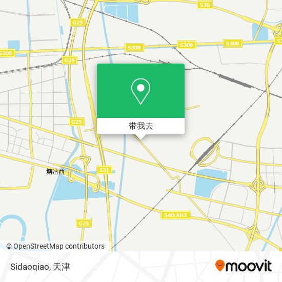 Sidaoqiao地图